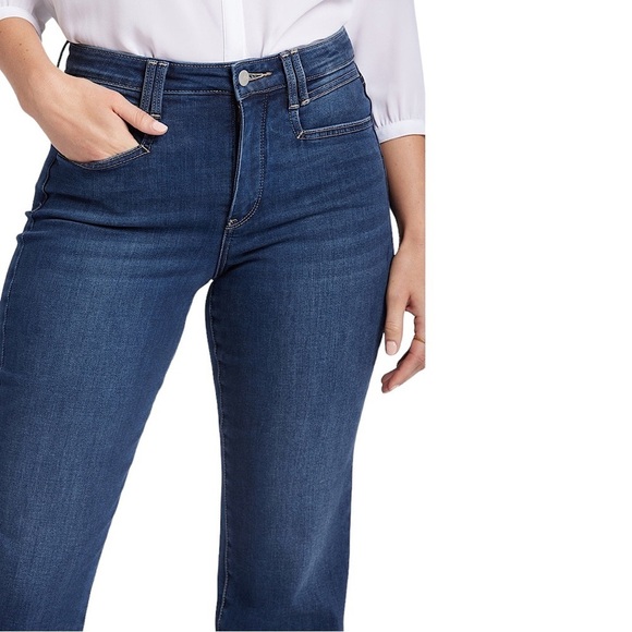 NYDJ Bailey Relaxed Straight Ankle Crop Jeans - Picture 15 of 15